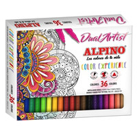 Gift box 36 Double Tip Felt Pens Color Experience 
