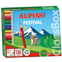 Economy pack Lápices de colores Alpino Festival  288 unidades
