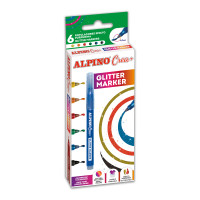 Alpino Crea Glitter Marker Rotulador con purpurina para decorar