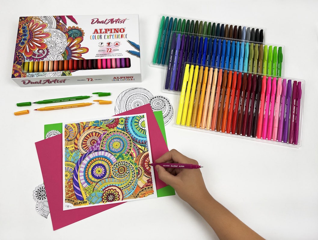 Alpino - Página oficial - ✨ Relaja tu mente coloreando #mandalas con los  Rotuladores Dual Artist de Alpino Color Experience. ⠀ ✍️ Gracias a sus 2  puntas son ideales para perfilar y