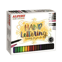 Set iniciación Lettering 12 rotuladores más libro :: Alpino