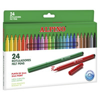 Box 24 colored felt pens