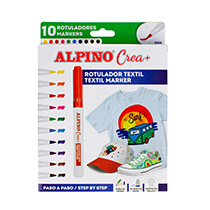 Alpino Crea Textil Rotuladores para decorar tejidos