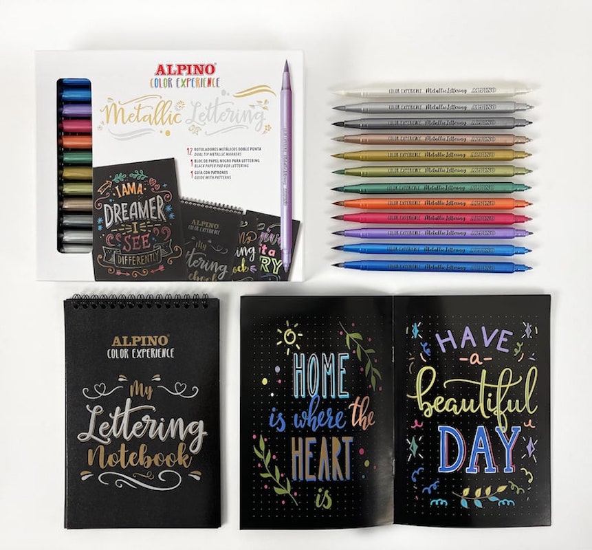 Alpino Color Experience Metallic Lettering Kit