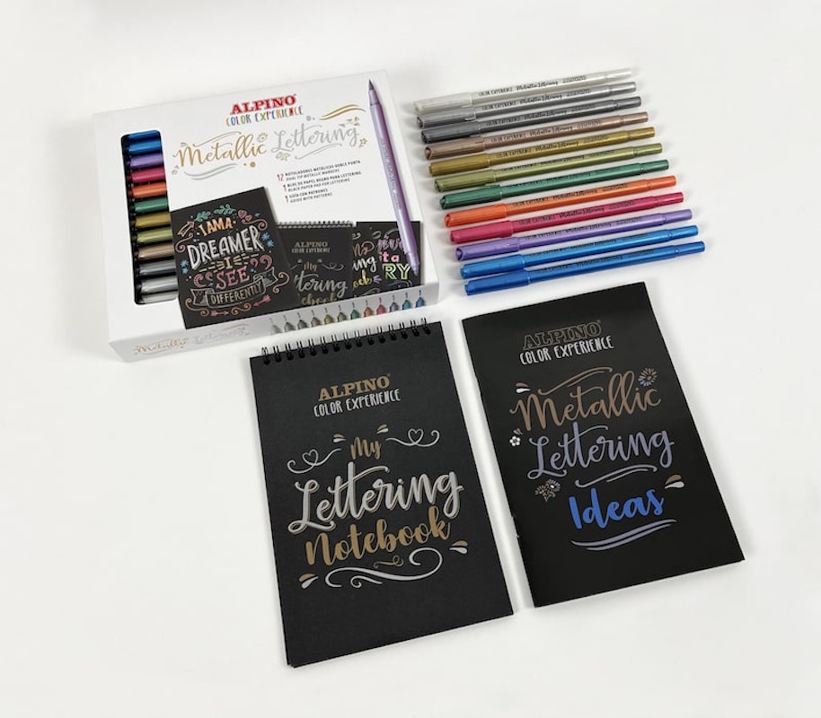 Alpino Color Experience Metallic Lettering Kit