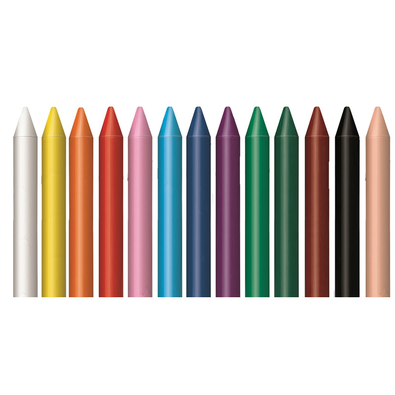 ALPINO BABY Thick wax crayons 6 colors + jungle cards - Ikonka - Hurtownia  Internetowa