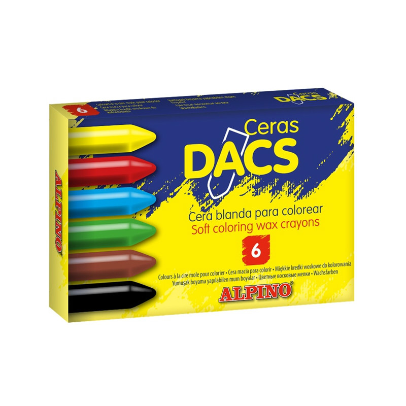 Wax Crayons 6 Pack
