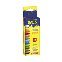 Estuche 12 ceras de colores Dacs