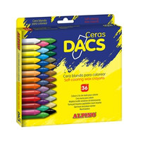 Box 36 wax crayons Dacs 