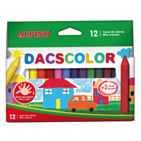 Box 12 wax crayons Dacscolor 