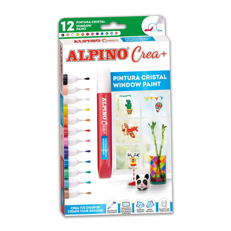 Inocencia Labor Hay una necesidad de Alpino Crea Pintura Cristal para decorar cristales y superficies lisas |  Alpino® Oficial