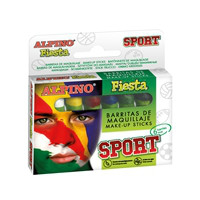 Box 6 units of 5 grs. Face paint Alpino Fiesta