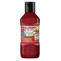 Glitter gel Alpino 250 ml, rojo