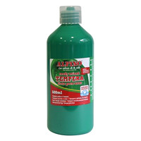 Botella tempera escolar 500 ml. verde prado