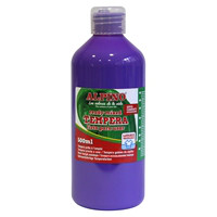 Bottle tempera for school 500 ml. violet