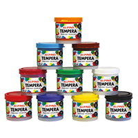 Box 12 temperas Alpino of 40 ml unicolor