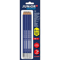 Blister 8 pencils Alpino Graph with eraser +  4 free