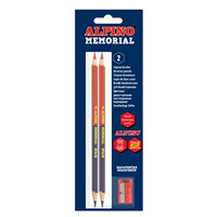 Blister 2 pencils Memorial  +  sharpener