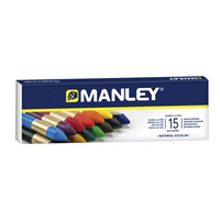 Case 15 Manley waxes, assorted colors