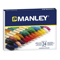 Case 24 Manley waxes, assorted colors