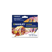 Case 12 Manley watercolor waxes, assorted colors