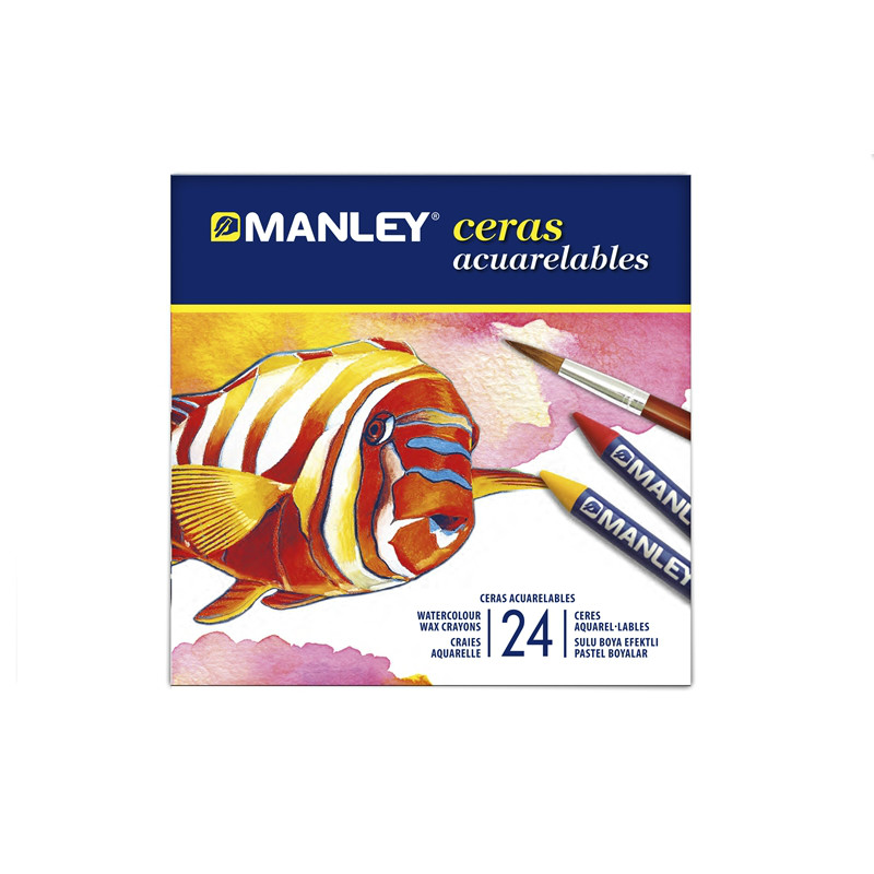 Ceras blandas MANLEY 24 colores