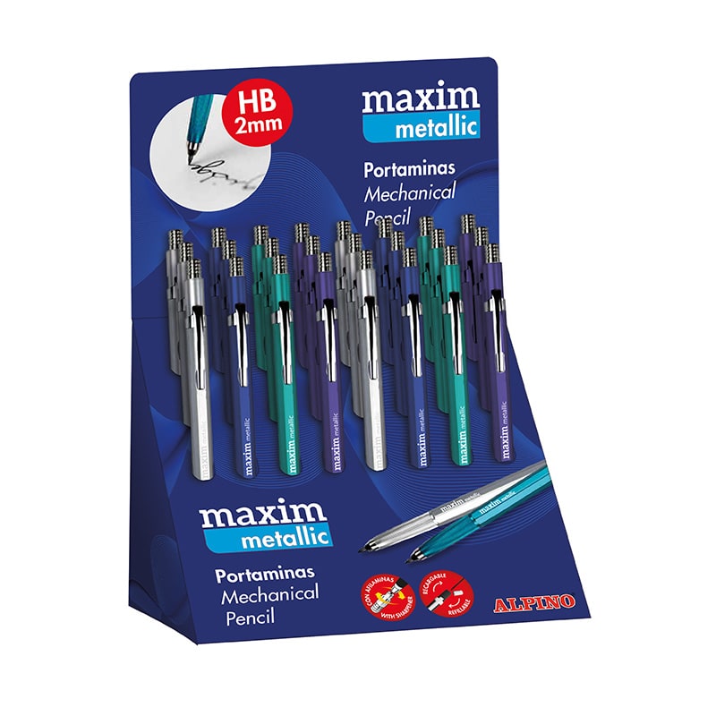 Minas maxim grafito de 2 mm estuche de 12 minas (04984)