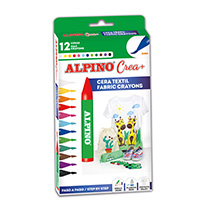 Alpino Crea Crayon Fabric for decorating