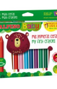 Alpino Mes Premiers Crayons à Main Baby Set 6 Jaune