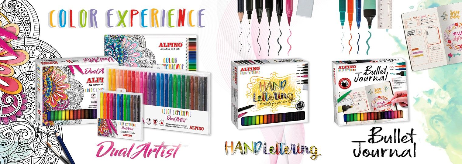 Alpino Color Experience Metallic Lettering Kit